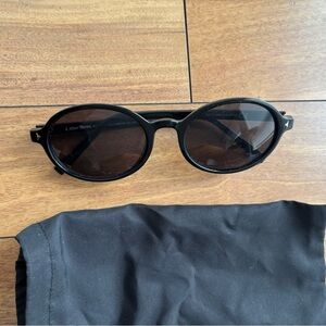 & Other Stories Black Round/Oval Sunglasses